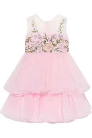 Maison Ava Vestido con bordado floral