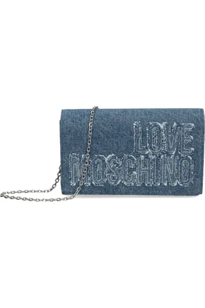 Moschino Bolsa crossbody con aplique del logo