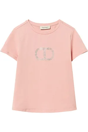 Twin-Set Playera con logo y detalles