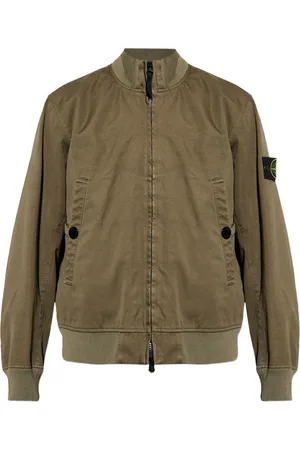 Stone Island Chamarra bomber con parche de brújula