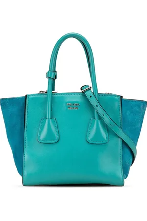 Prada Bolsa satchel Scamosciato Trimmed Glace Calf Twin Pocket 2000-2024