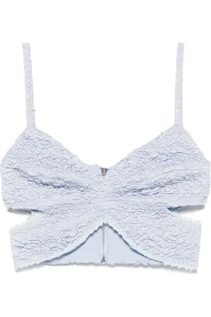 PATBO Top con motivo de mariposa en jacquard