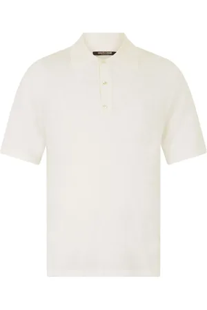 Roberto Cavalli Playera tipo polo con motivo en jacquard