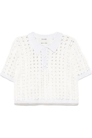 FORTE FORTE Playera tipo polo tejida