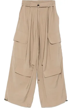 ISABEL BENENATO Pants cargo con diseño ancho