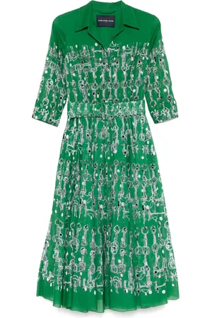 SAMANTHA SUNG Vestido midi Aster