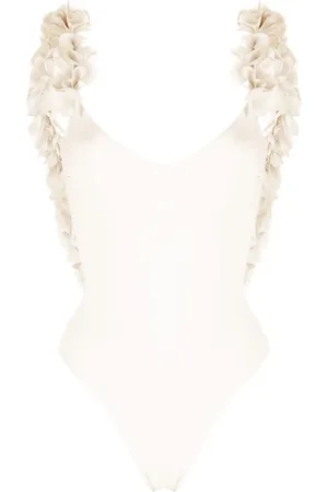 LA REVECHE Traje de baño Amira con aplique floral