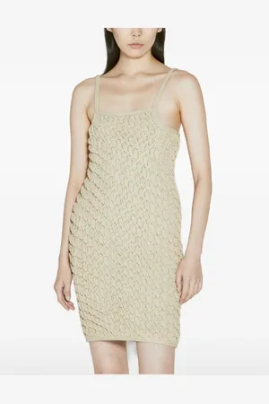 Isa Boulder Cable-knit mini dress