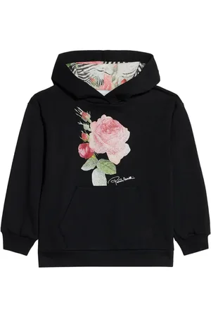Roberto Cavalli Hoodie con estampado floral