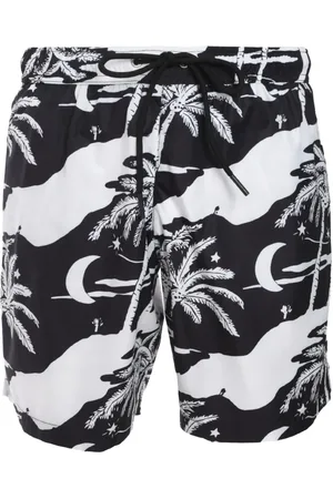 MAUNA KEA Shorts de playa con estampado gráfico