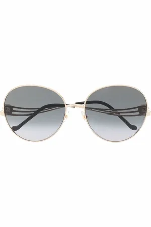 Elie saab Lentes de sol con armazón redonda
