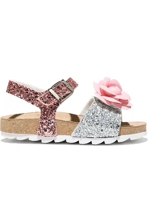 MONNALISA Sandalias con aplique floral