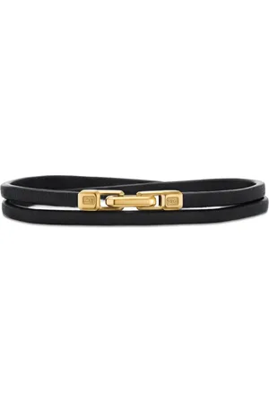 David Yurman Pulsera Streamline Double Wrap en oro amarillo de 18kt de 4mm