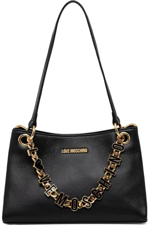 Moschino Bolsa de hombro con dije del logo