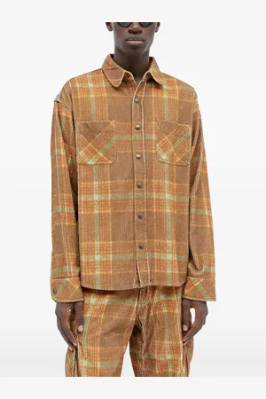 ERL Camisa con cuadros estampados