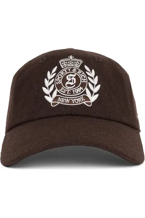 Sporty & Rich Gorra con emblema bordado