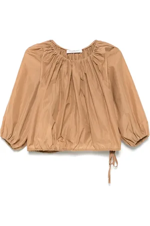 Serafini Blusa con detalle fruncido