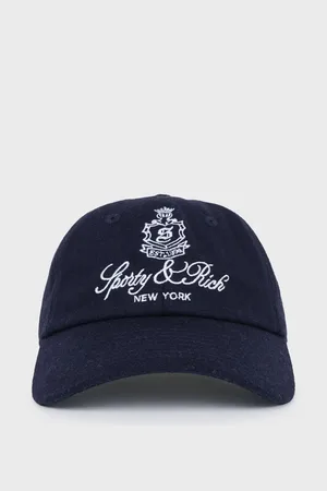 Sporty & Rich Logo-embroidered cap