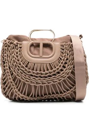 Twin-Set Tote trenzada