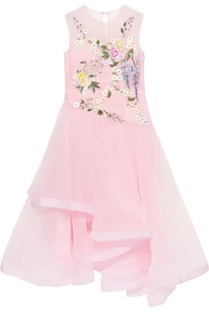 Maison Ava Vestido con bordado floral