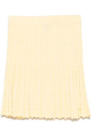 Emporio Armani Falda tejida con efecto plisado