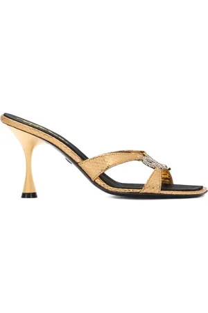 Roberto Cavalli Sandalias con detalle de glitter