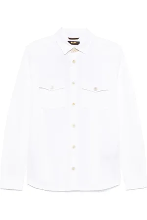 MOORER Camisa de algodón