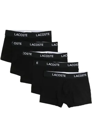 Lacoste Set de tres bóxeres de algodón stretch