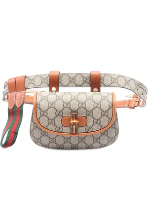 Gucci Cangurera Mini GG Supreme Web Bamboo 1947 2016-2024