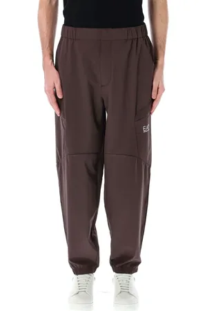 EA7 Logo-print track pants