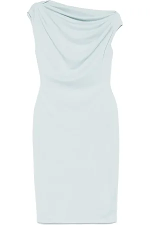 Ralph Lauren Vestido midi con hombros descubiertos
