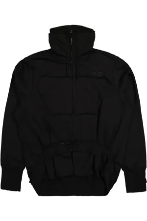 PROTOTYPES Hoodie con botón de trenca