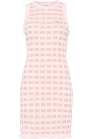 Maison Kitsuné Vestido midi con motivo Fox