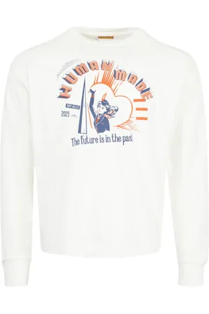 HUMAN MADE Playera con caricatura estampada