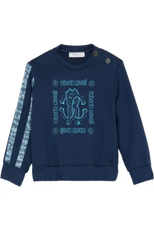 Roberto Cavalli Sudadera con logo gráfico