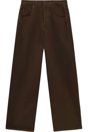 UMA WANG Jeans con parche del logo