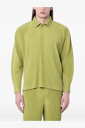Issey Miyake Camisa con pliegues