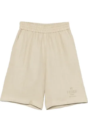Fendi Shorts con logo bordado