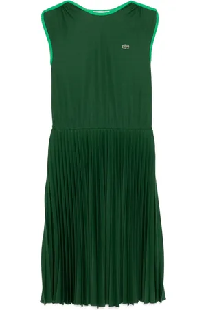 Lacoste Vestido sin mangas con pliegues