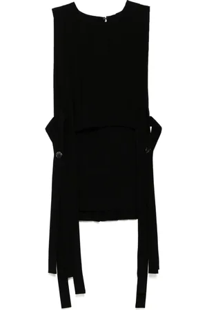 ENFÖLD Camiseta plisada con cuello redondo