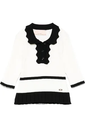 Elisabetta Franchi Top con ribete en contraste