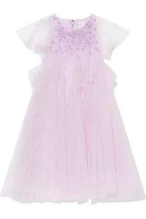 Maison Ava Vestido con bordado floral