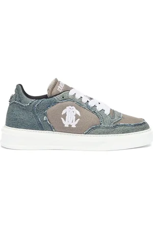 Roberto Cavalli Tenis con panel de mezclilla