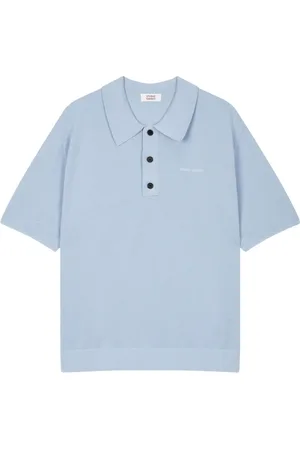 Studio Tomboy Playera tipo polo tejida de canalé