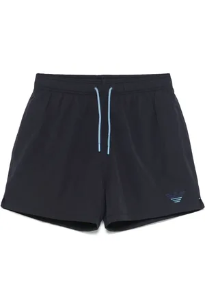 Emporio Armani Shorts de playa con parche Eagle