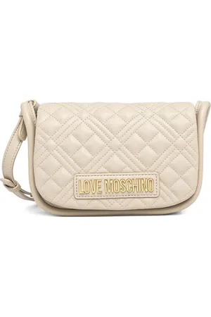 Moschino Bolsa crossbody con letras del logo