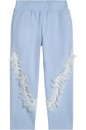 Roberto Cavalli Pants con detalle de encaje