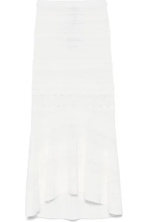 Twin-Set Falda midi con diseño tejido