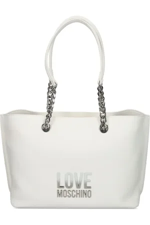 Moschino Bolsa de hombro con letras del logo