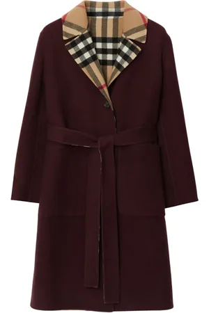 Burberry Abrigo reversible con motivo Vintage Check
